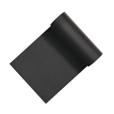 Afbeelding van Kunstlederen sticker 8 x 150 cm lederreparatie patch zelfklevende lederen reparatie voor banken, handtassen, jassen, autostoelen, meubels, en renovatie zwart