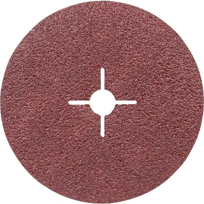 Image de BOSCH 2608605484 patin de ponçage en fibre R444 Expert pour métal, diamètre 180 mm, grain 24