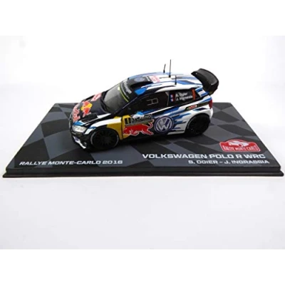 Afbeelding van Miniatuurauto Polo R WRC Winner 2016 Monte Carlo Ogier 1/43 Ixo (BR1)