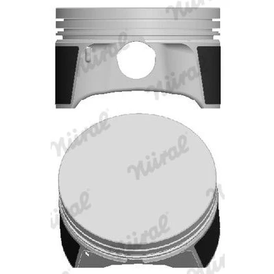 Afbeelding van NÜRAL 87 141307 00 Zuiger 79,5 Elastoval FORD: FIESTA 5