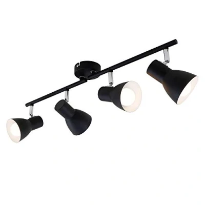 Afbeelding van Briloner Leuchten CUP plafondlamp 4 lichts E14 max. 25W spots draaibaar zwart