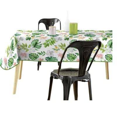 Afbeelding van Tafelkleed met plantaardig patroon BALEARES, 140 x 240 cm, kunststof