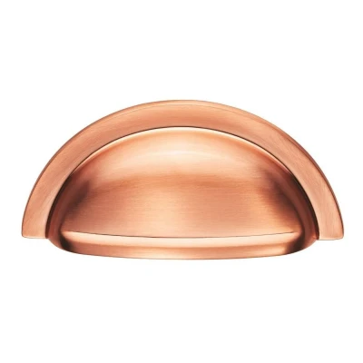 Afbeelding van Fingertip Designs Komgreep gepolijst koper finish