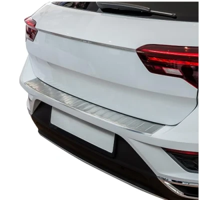 Afbeelding van tuning art BL932 Bumperbescherming met rand voor VW T ROC A1 2017, kleur: zilver