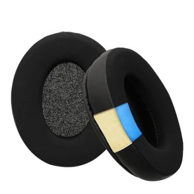 Afbeelding van kwmobile 2x oorkussens voor koptelefoon geschikt Sony WH CH700N / XB900N CH710N CH720N MDR 10R Earpads oortelefoon In zwart