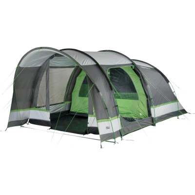 Afbeelding van High Peak Tunneltent Brixen 5.0, 5 persoons, 2,0 m stahoogte, 4.000 mm waterdicht, verduisterde binnentent