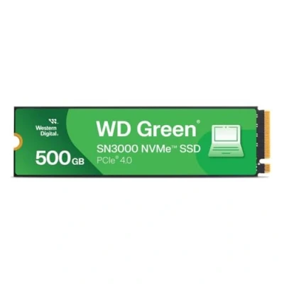 Image de WD Green SN3000 WDS500G4G0E 00CPS0 SSD 500 Go interne M.2 2280 PCIe 4.0 x4 (NVMe)