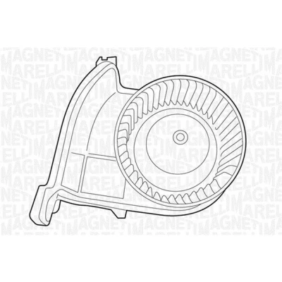 Afbeelding van Magneti Marelli Kachelventilatormotor /wiel 069401326010