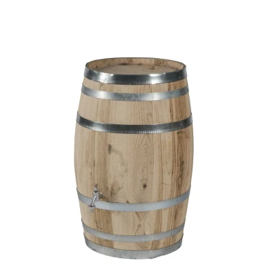 Afbeelding van Regenton 100 liter nieuw met vulgat in deksel en verchroomde kraan Vatenhandel Stijf