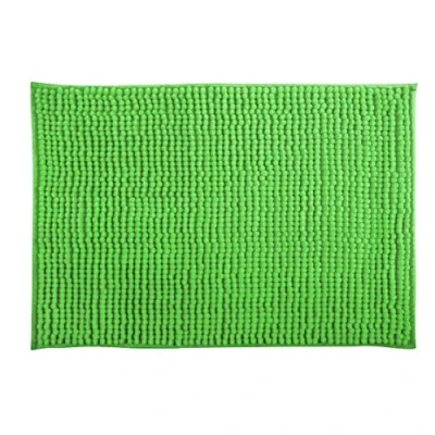 Image de MSV Tapis de bain en chenille à poils longs, 50 x 80 cm, vert