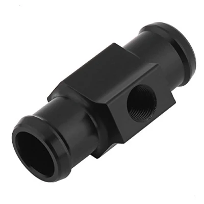 Afbeelding van Keenso adapter voor motorwatertemperatuursensor, aluminium, watertemperatuurmeter, slangafdichting, radiatorsensor met 2 klemmen (18 mm)