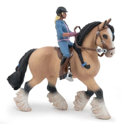 Afbeelding van Speelfiguur Paard Tinker Met haar amazone