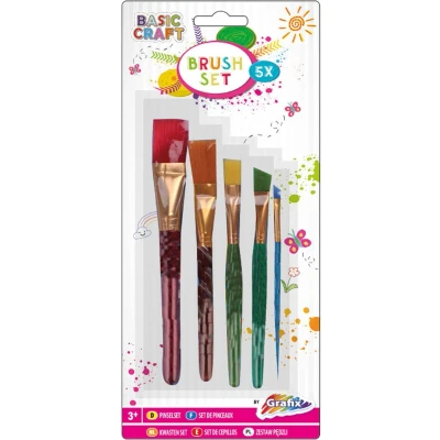 Afbeelding van Kwastenset 5 delig Brush set GRAFIX