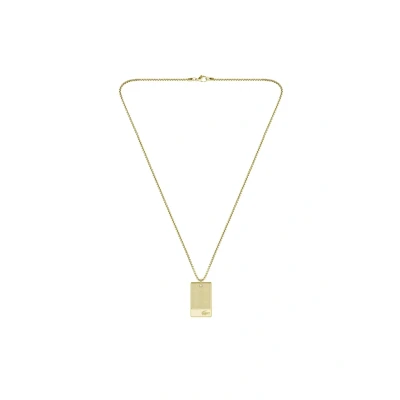 Afbeelding van Lacoste Stencil Ketting goldcoloured, Maat: One Size, Gold coloured