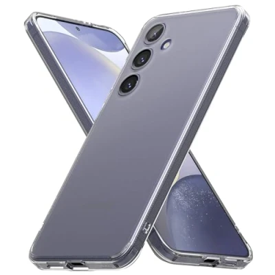 Afbeelding van Ringke beschermhoes compatibel met Samsung Galaxy S24 [Fusion Matte] Doorschijnend hard polycarbonaat achterkant TPU zachte bumper schokbestendig voor mat