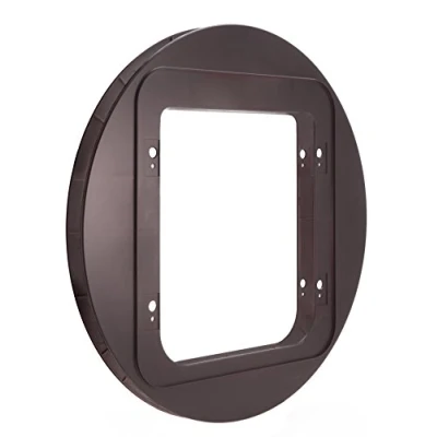 Afbeelding van SureFlap Montageadapter Kattenluik L Bruin 18 x 17 cm