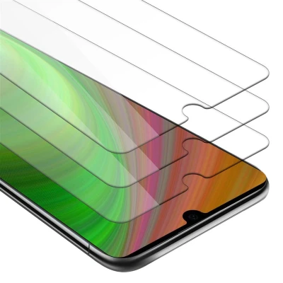 Afbeelding van Cadorabo 3x Screenprotector geschikt voor Huawei P30 Beschermende Pantser Film in KRISTALHELDER Getemperd (Tempered) Display beschermend glas 9H hardheid met 3D Touch