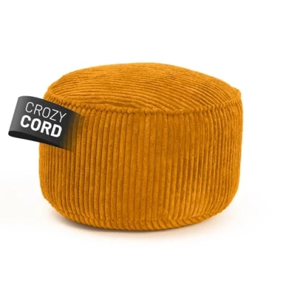 Afbeelding van Lumaland Pouf en velours de jeu compact 50 l avec fonction 3 1 : tabouret confortable, table pratique et repose pieds d&#039;intérieur élégant Diamètre 25 x 45 cm Jaune moutarde