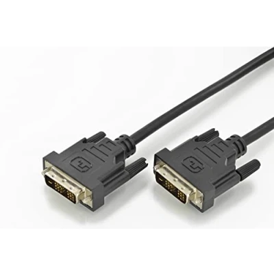 Afbeelding van Digitus 2m, 2xDVI D DVI kabel Zwart
