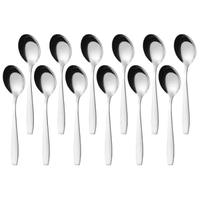 Afbeelding van GRÄWE® koffielepels 12 stuks van roestvrij staal, serie Königstein