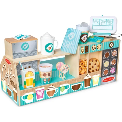 Afbeelding van Melissa &amp; Doug Houten koffiebar Café Barista (35 delig)