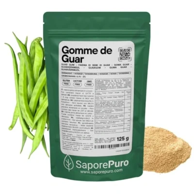 Image de Saporepuro Farine de graine Guar 125 gr Gomme