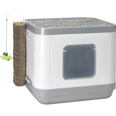 Afbeelding van Moderna plastic kattentoilet/slaapmand Cat Concept grijs Gebr. de Boon