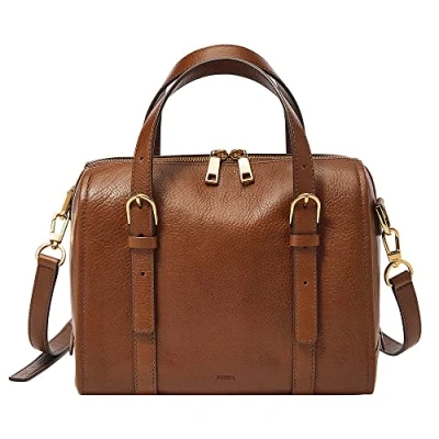 Afbeelding van Fossil Carlie Handtas, Dames, Maat: One Size, Brown