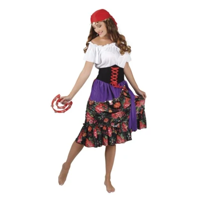 Image de Boland verkleedpak Gypsy Rilana femmes rouge