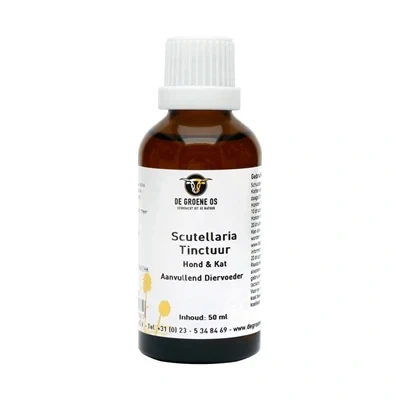 Afbeelding van De Groene Os Scutellaria Tinctuur Hond / Kat 50 ML