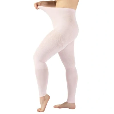 Afbeelding van CALZITALY Anti cellulitisbehandeling, modellerende pyjama, massage, gel en modder met cafeïne (S/M, roze), Roze