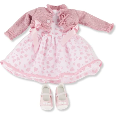 Afbeelding van Götz poppenjurk combi pink love xl