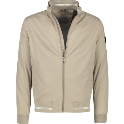 Afbeelding van Pierre Cardin windjack heren kort jack normale fit beige