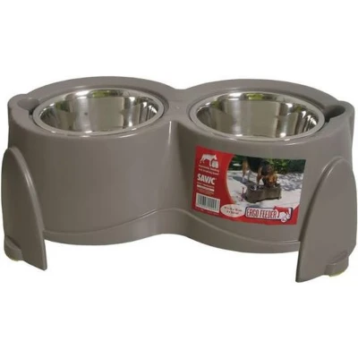 Afbeelding van Savic ergo feeder grijs 850 ml 2x17 cm
