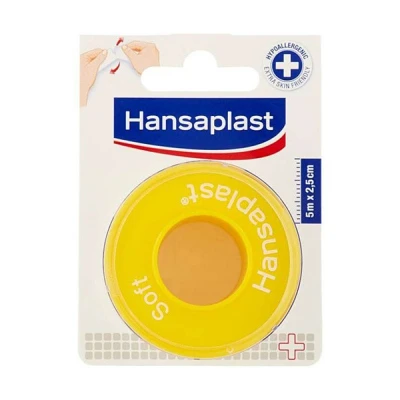 Image de Hansaplast Soft sparadrap 5 m x 2,5 cm