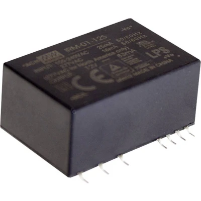 Afbeelding van Mean Well IRM 01 5S AC/DC printnetvoeding 5 V/DC 200 mA 1 W