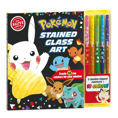 Afbeelding van Klutz Pokemon Stained Glass
