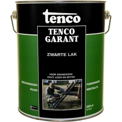 Afbeelding van Tenco Tencogarant Zwarte Lak 5 liter Buiten onderhoud