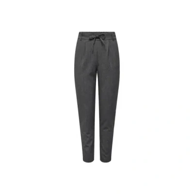 Afbeelding van ONLY Onlpoptrash Elise EASY PANT Broek, Dames, Maat: Sx34, Dark grey melange