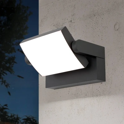 Afbeelding van LED buitenwandlamp Ginger, IP54, CCT. antraciet