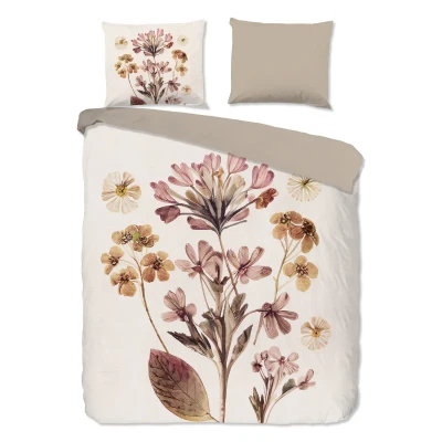 Afbeelding van Dekbedovertrek Okuyasu 1 persoons (140x200/220 cm) Microvezel Bloemen Pure Ga naar Dekbed Discounter.nl &amp; Profiteer Nu