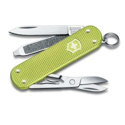 Afbeelding van Victorinox Classic Alox Colors Zakmes Lime Twist 5 Functies