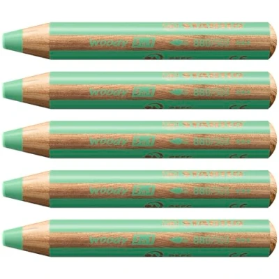 Afbeelding van Kleurpotloden STABILO 880 woody 3 in 1 multitalent pastel groen