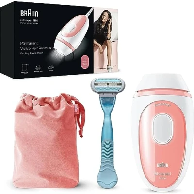 Afbeelding van Braun Silk expert Pro Mini IPL Roze, Wit