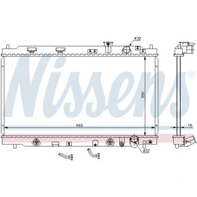 Afbeelding van Nissens Radiateur 640941