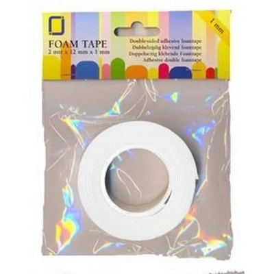 Afbeelding van JeJe Foam tape 0,5 mm dubbelzijdig 2 MT 1 RL 3.3005