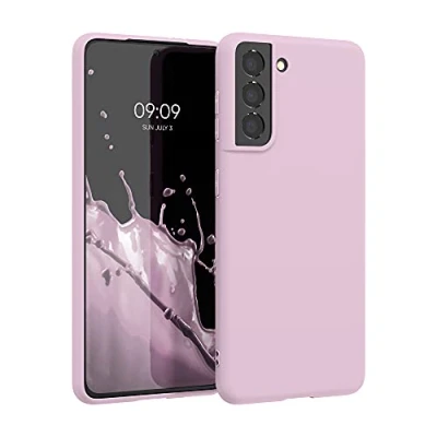 Afbeelding van kwmobile telefoonhoesje geschikt voor Samsung Galaxy S21 Hoesje smartphone Back cover in mauve