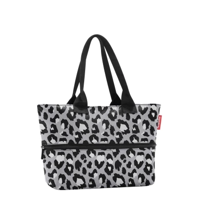 Afbeelding van reisenthel shopper e1 Grand sac Espace pour les petits et grands achats, Léo Nero, Einheitsgröße