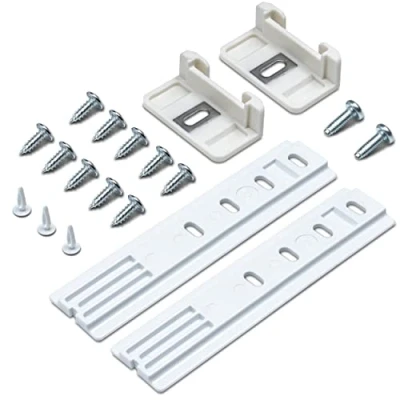 Afbeelding van Universele deurscharnier montageset zoals Liebherr 9086322 voor sleepdeur, compatibel met Miele