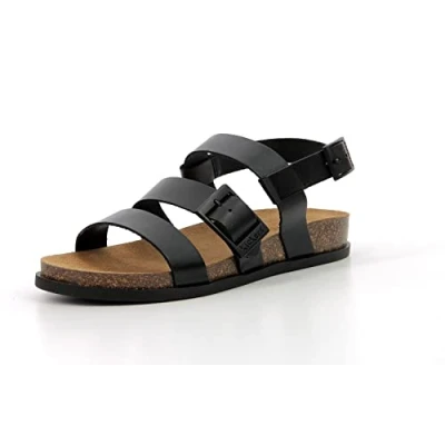 Afbeelding van Kickers Alana Sandalen, Dames, Maat: 37, Noir Leer